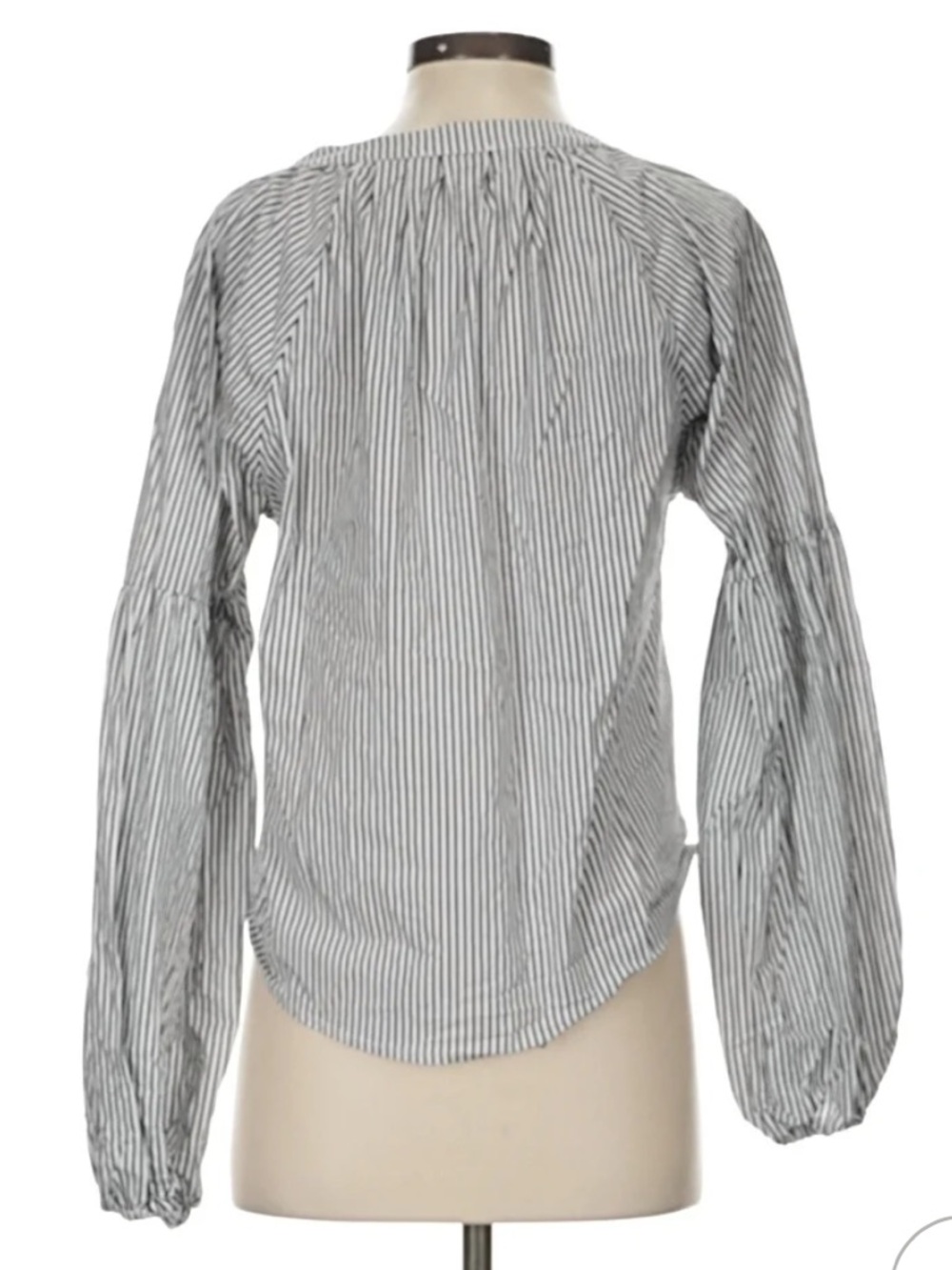 Evereve Sophia Lantern Sleeve Button-Front Women’s Blouse - Picture 7 of 9